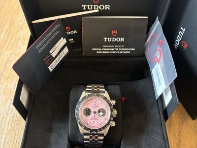 Tudor 79360N Black Bat Chrono “Pink” Dated 07-2024