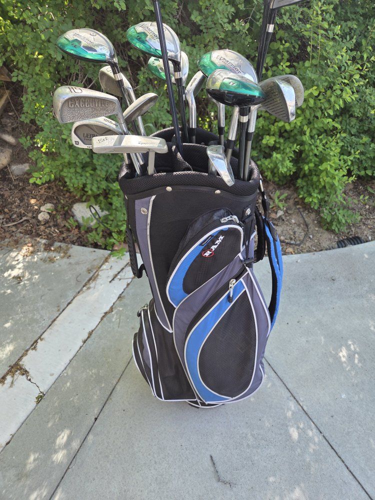 Free full set right handed golf clubs
