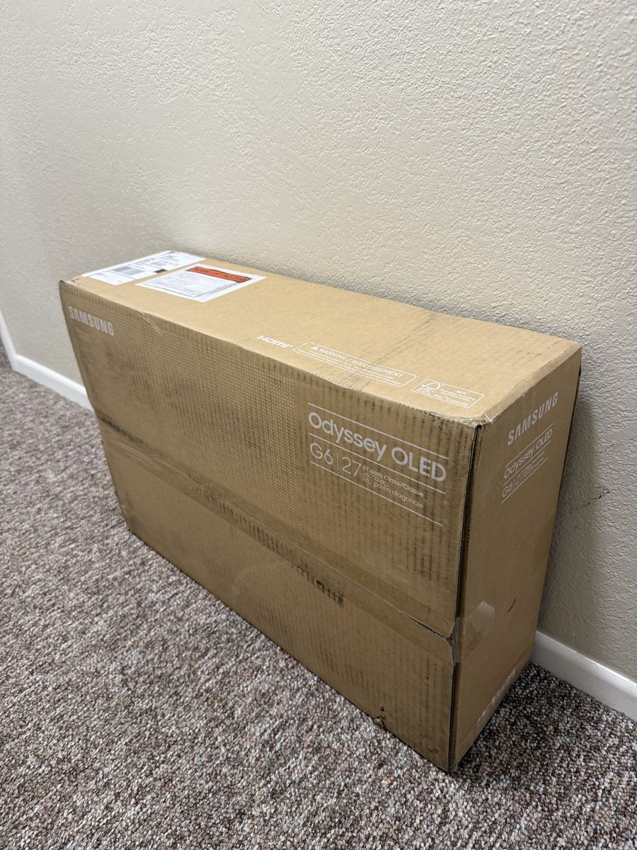 Samsung 27" Odyssey OLED G6 G60SD QHD 360Hz Gaming Monitor