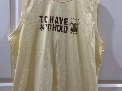 To Have & To Hold XXL Yellow Tank Top