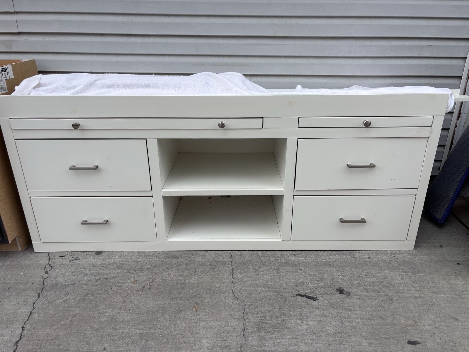 Twin Size Captains Bed See Description