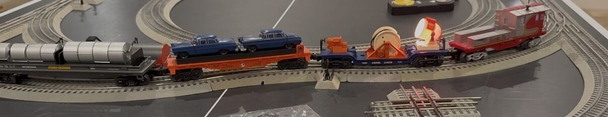 O scale train cars.