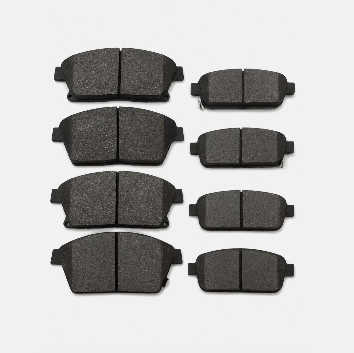 EXPPOWER D1467 D1468 Front Rear Ceramic Brake Pad Set w/ Hardware Buick Chevy