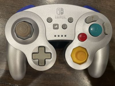 PowerA Nintendo Switch Wireless GameCube Style Controller Silver
