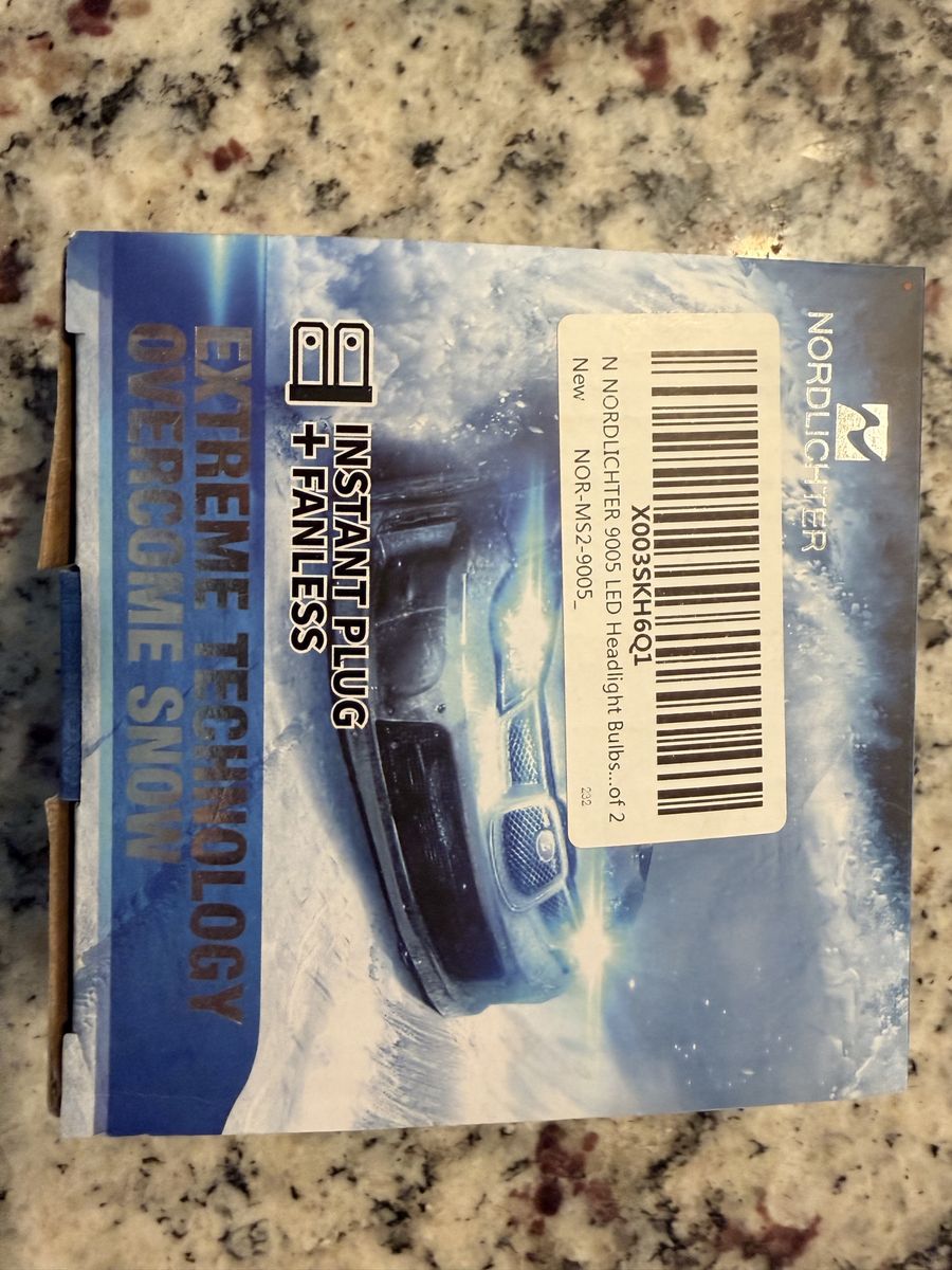 NORDLICHTER 9005 LED Headlight Bulbs - Instant Plug + Fanless - 2-Pack for Extreme Weather