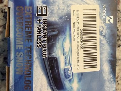 NORDLICHTER 9005 LED Headlight Bulbs - Instant Plug + Fanless - 2-Pack for Extreme Weather