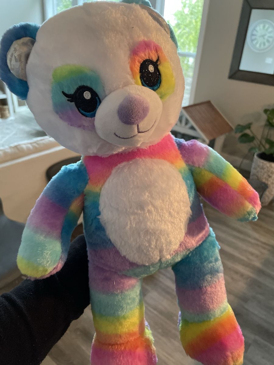 Build a bear bab rainbow panda