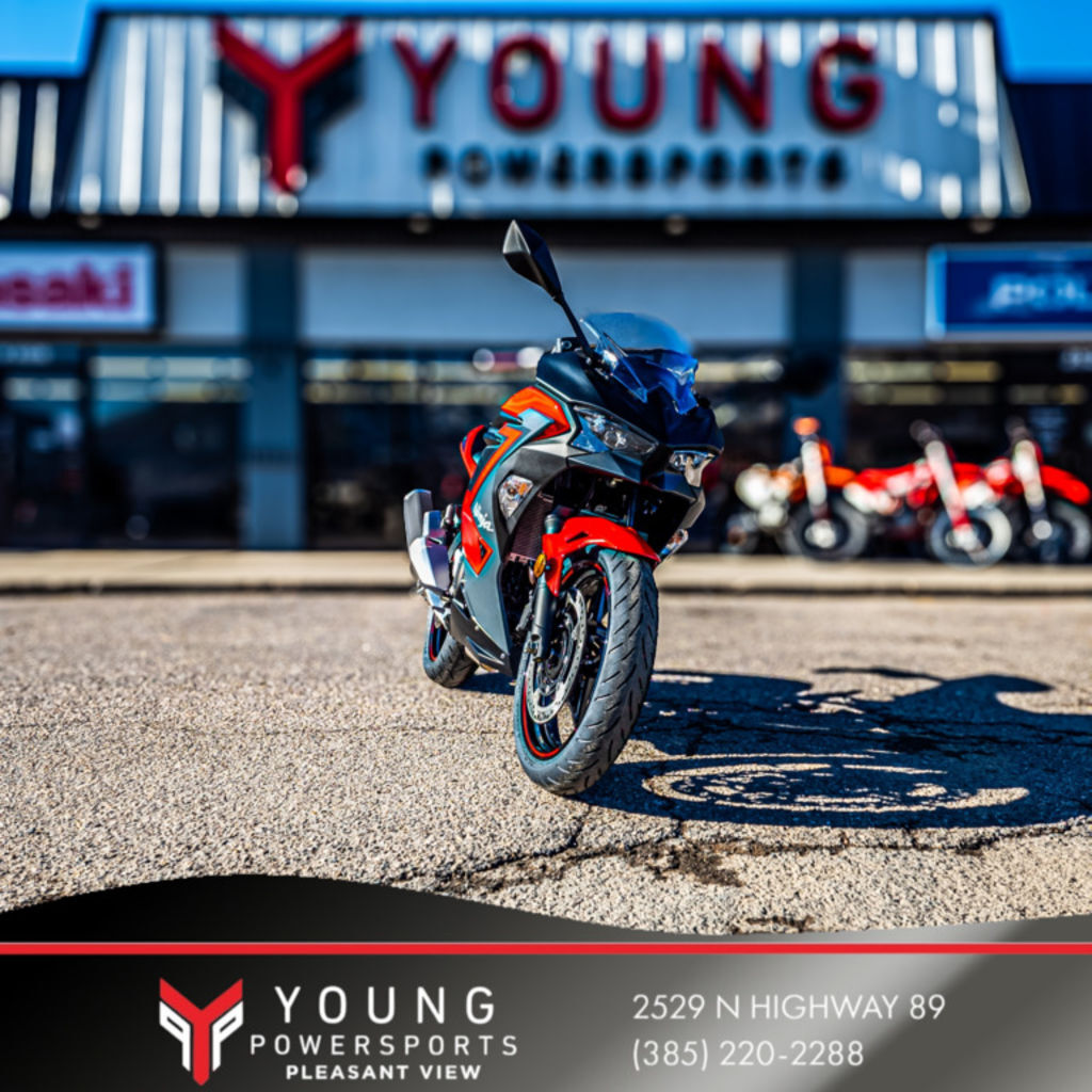 2025 Kawasaki Ninja® 500 ABS Passion Red/Metallic Flat Spark Black