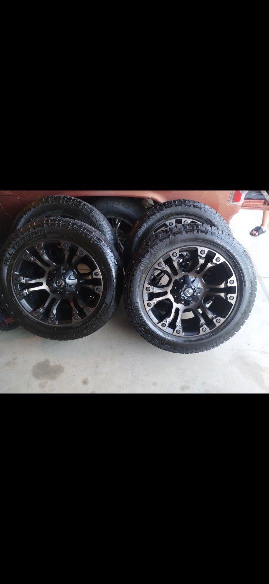 Fuel Off-Road Wheels & All-Terrain Tires - Set of 4, Used