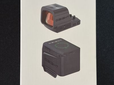 Osight XR Enclosed Red Dot Sight with Ruggedized Miniature Reflex Footprint and 2/6+32 MOA Multi-Reticle System