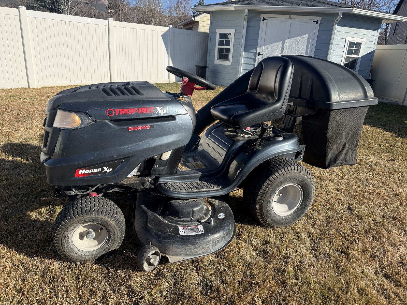 Troybilt HorseXP Riding Lawnmower w/ Bagger