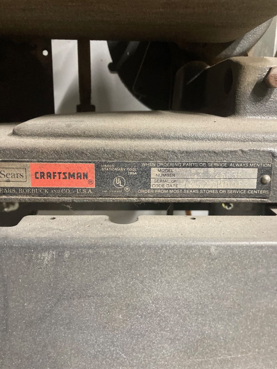 Belt/disc sander. Craftsman  Model #113.225830.