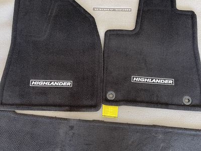 new carpets floor mats for 4th gen (2020-2025) Toyota Highlander
