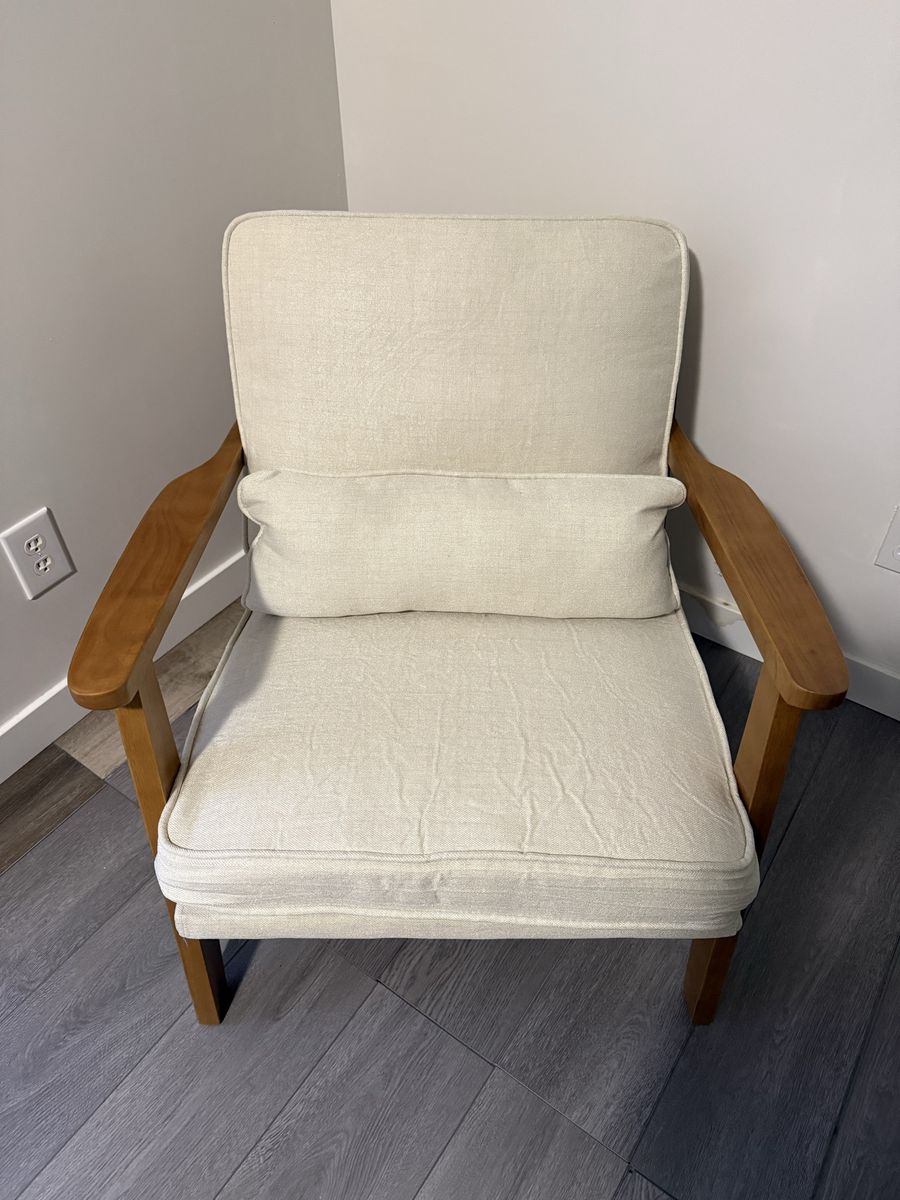 Beige Accent Chair
