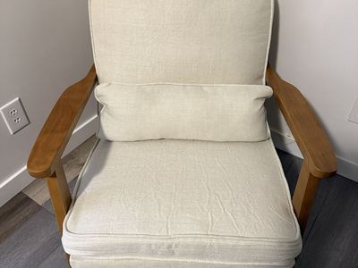 Beige Accent Chair