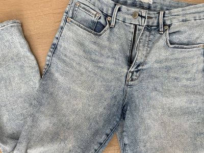 Good American Women's Light Wash Jeans Size 8/29