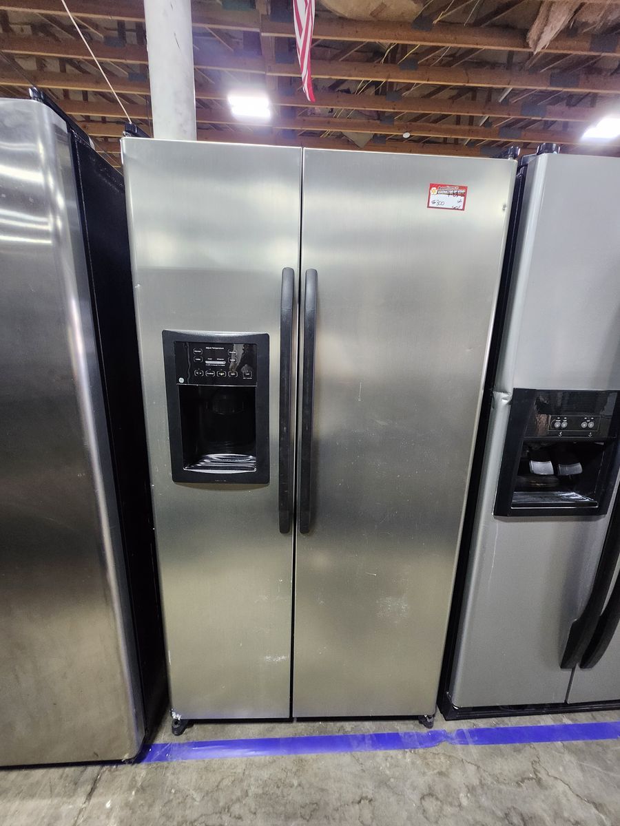 GE Stainless Steel Side-by-Side Refrigerator