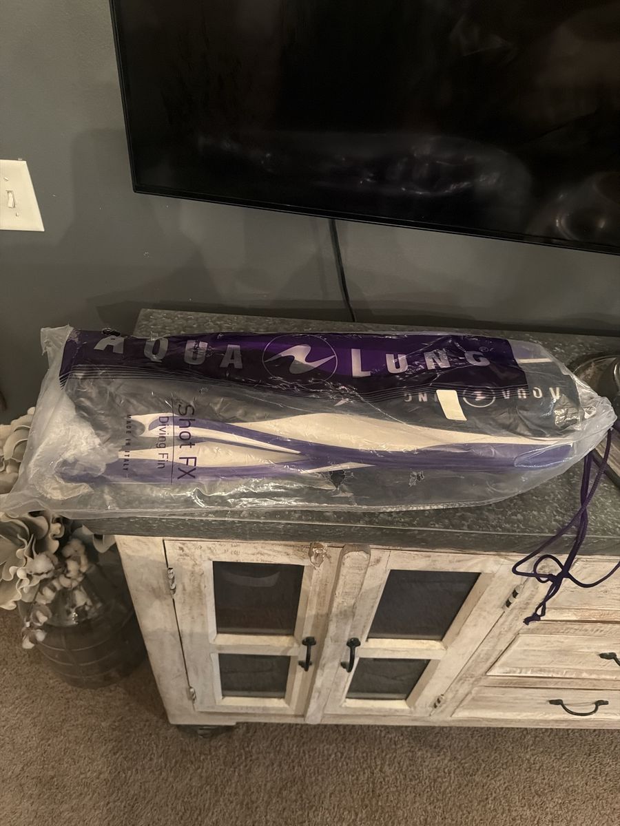 Aqua Lung Shot FX Diving Fins White Arctic Size L