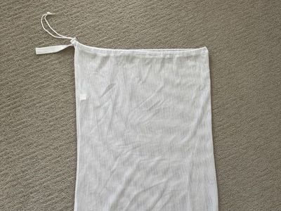 Laundry Mesh Bag with Drawstring Top