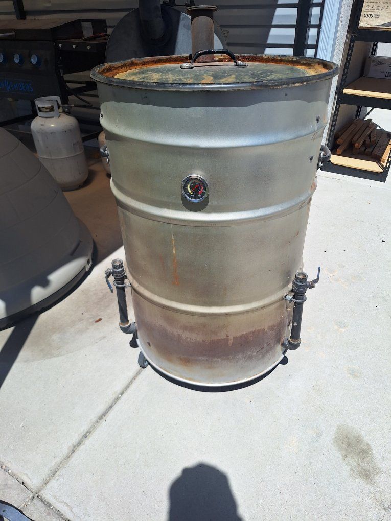 Drum Barrel Smoker