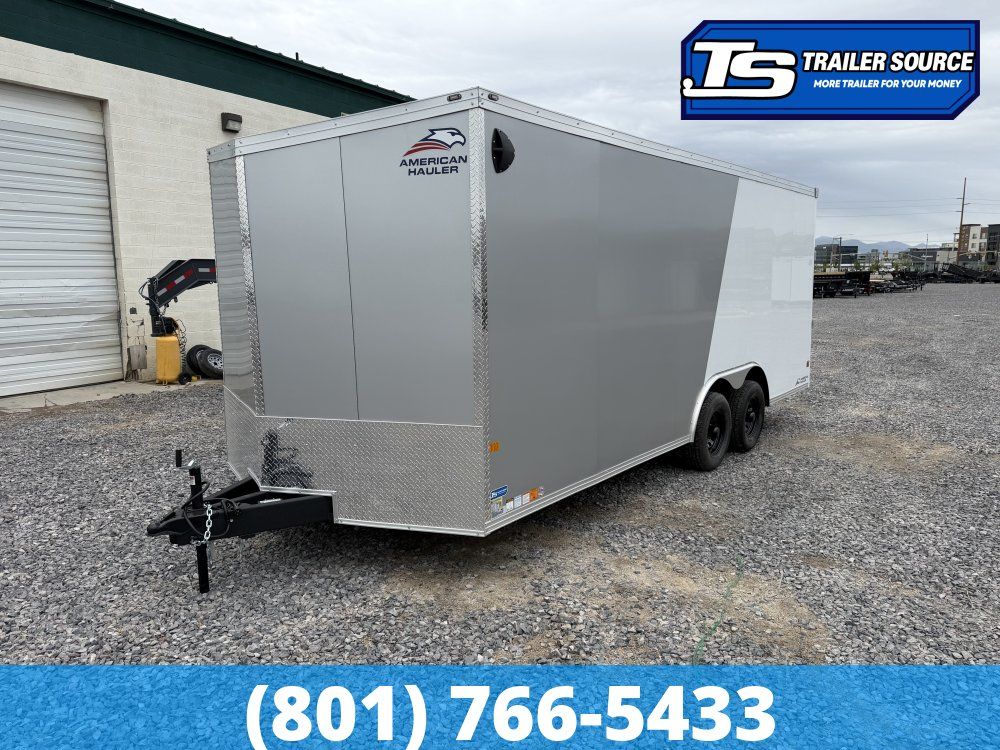 8.5x20 American Hauler Night Hawk Enclosed Cargo Trailer - 7'0" Interior - 10K GVWR - 2 Tone Color