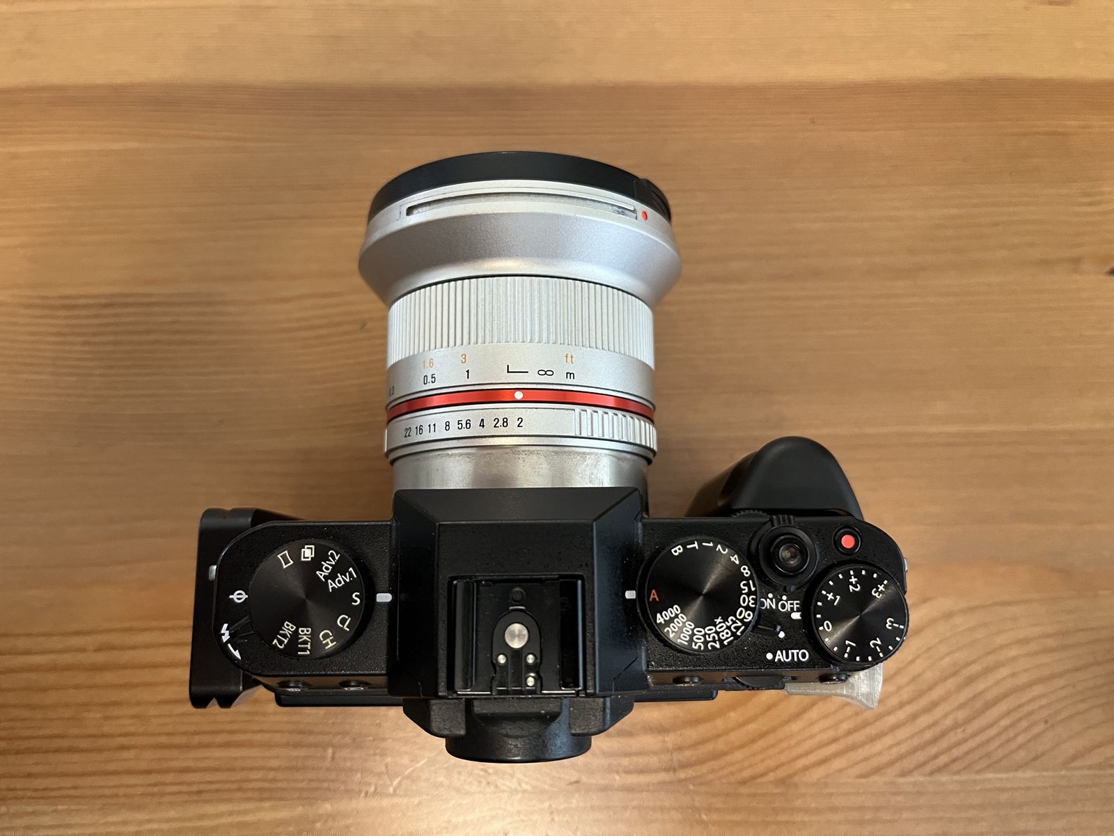 Fujifilm X-T10 Mirrorless Digital Camera with Rokinon 12mm f/2.0 NCS CS Lens