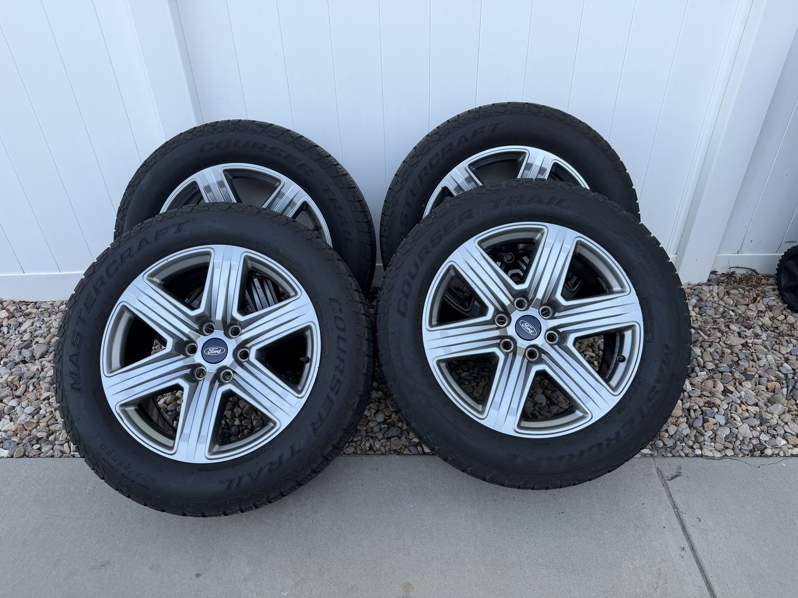 Factory Ford F150 20" Wheels and Tires 275/55r20