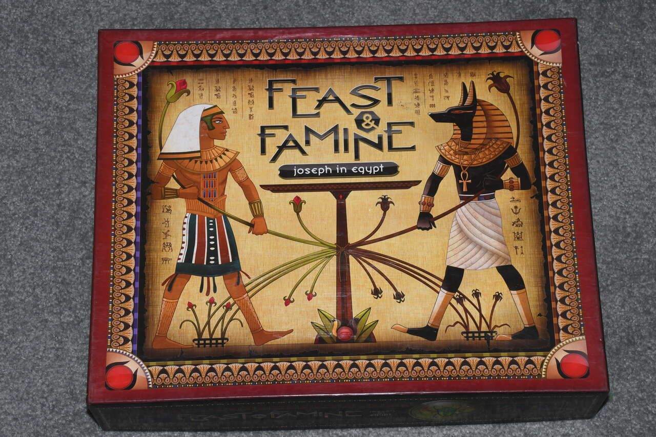 NEW "FEAST & FAMINE" BOARD GAME ~ JOSEPH in EGYPT ~ SEALED PIECES ~ Ages 8+