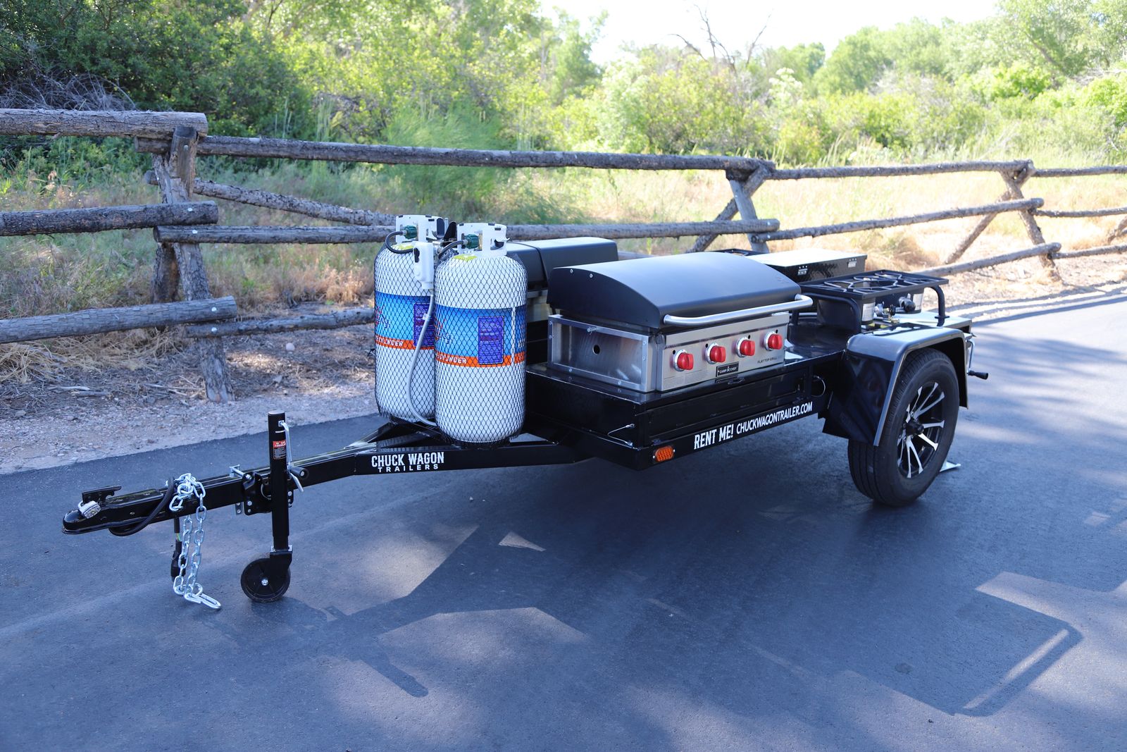 Custom Built BBQ Trailer/Chuck Wagon Trailer