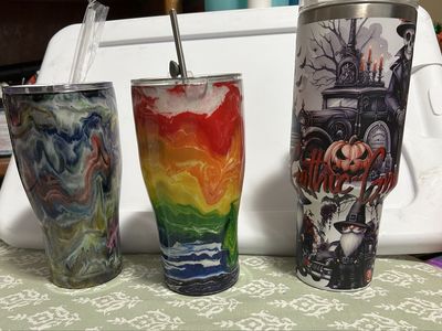 tumblers/cup $10 each
