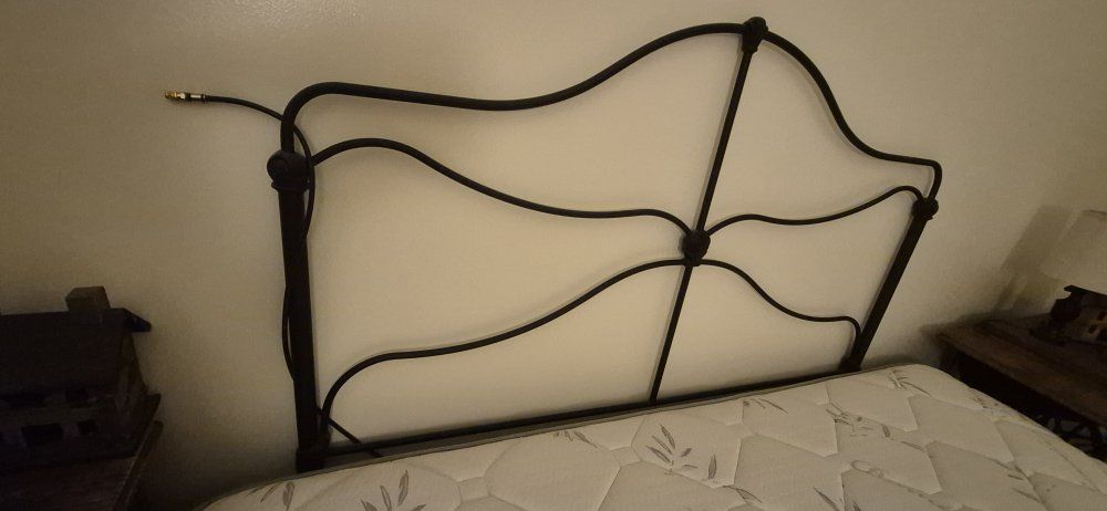 Queen metal headboard