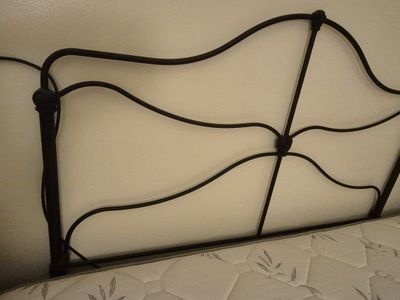 Queen metal headboard