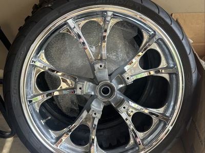 Harley Touring 21” wheel and fender