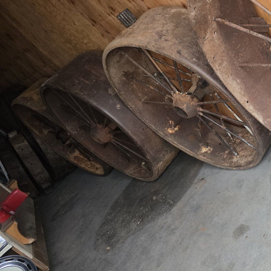 large set of 3 wheels