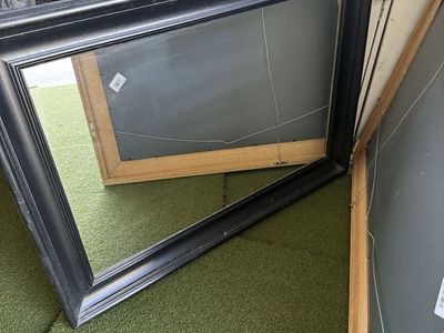 Large Black FRAME ONLY with Hanging Wire