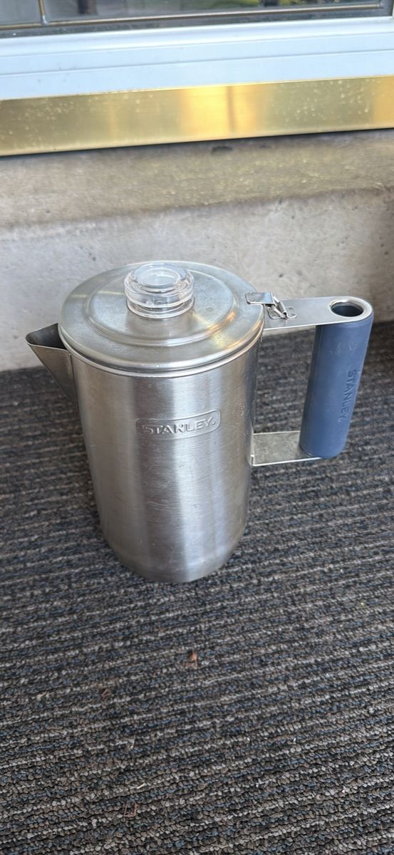 Stanley Stainless Steel Camp Percolator Coffee Pot. 11 qt