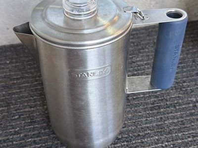 Stanley Stainless Steel Camp Percolator Coffee Pot. 11 qt