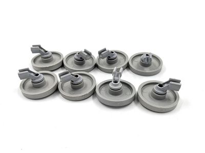 8 pack Complete Set up Dishwasher Rack Replacement Wheels