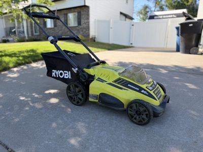 Ryobi 40V 20” Electric Cordless Push Mower – Two Batteries Included