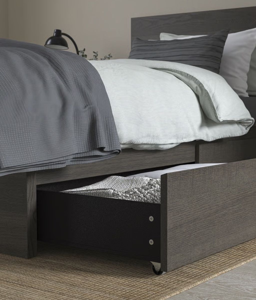 Single Twin Bed with Storage