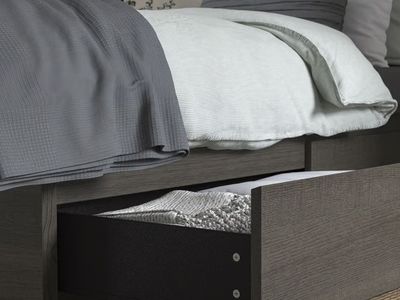 Single Twin Bed with Storage