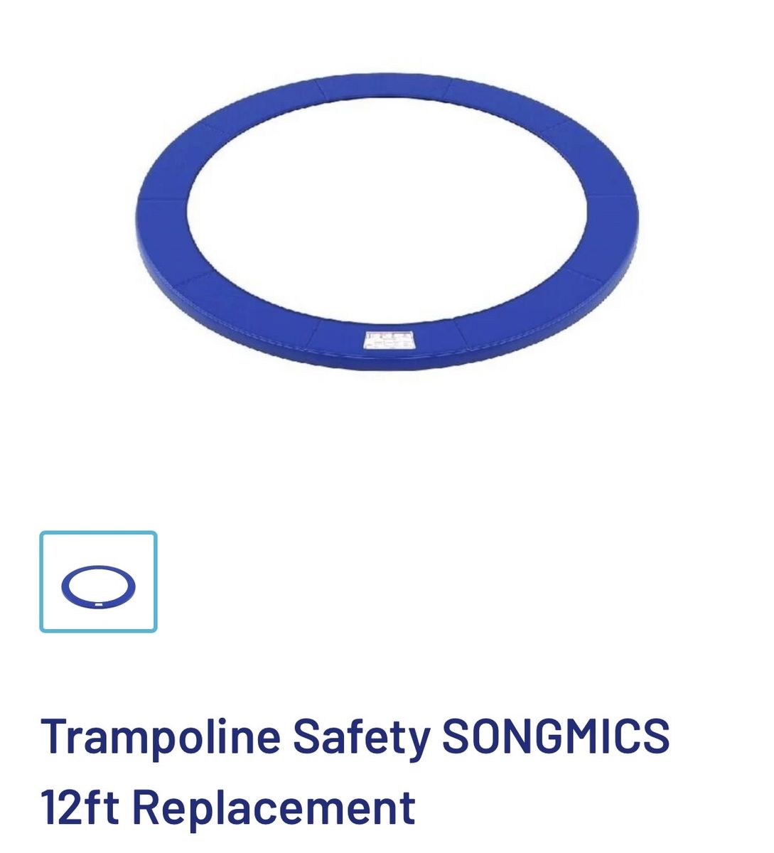 Trampoline Safety SONGMICS 12ft Replacement pad