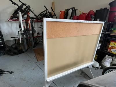 Magnetic cork board