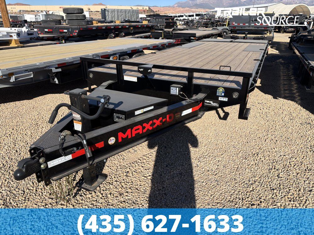 8.5x24 Maxx-D DOX Equipment Trailer - 17.5K GVWR Dovetail, Max Ramps