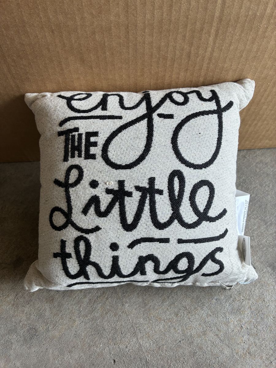 Enjoy The Little Things Pillow