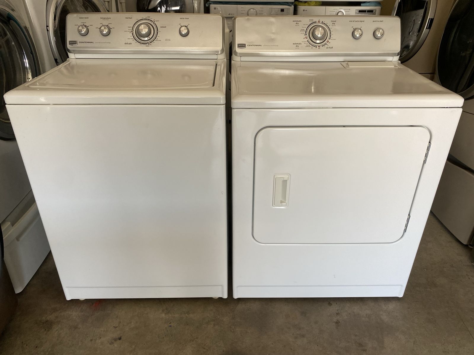 Maytag washer and 4 prong electric dryer