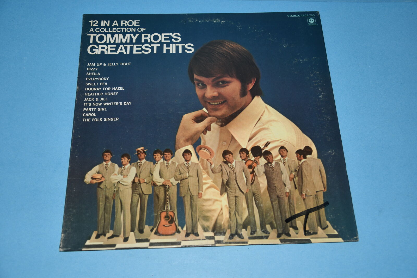 VINTAGE "TOMMY ROE'S GREATEST HITS" VINYL RECORD ~ 12 SONGS
