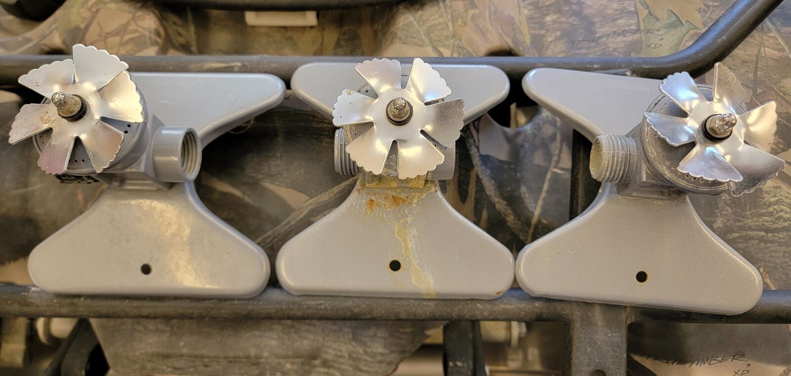 WATER SPRINKLERS THEY CAN BE HOOKED TO GATHER