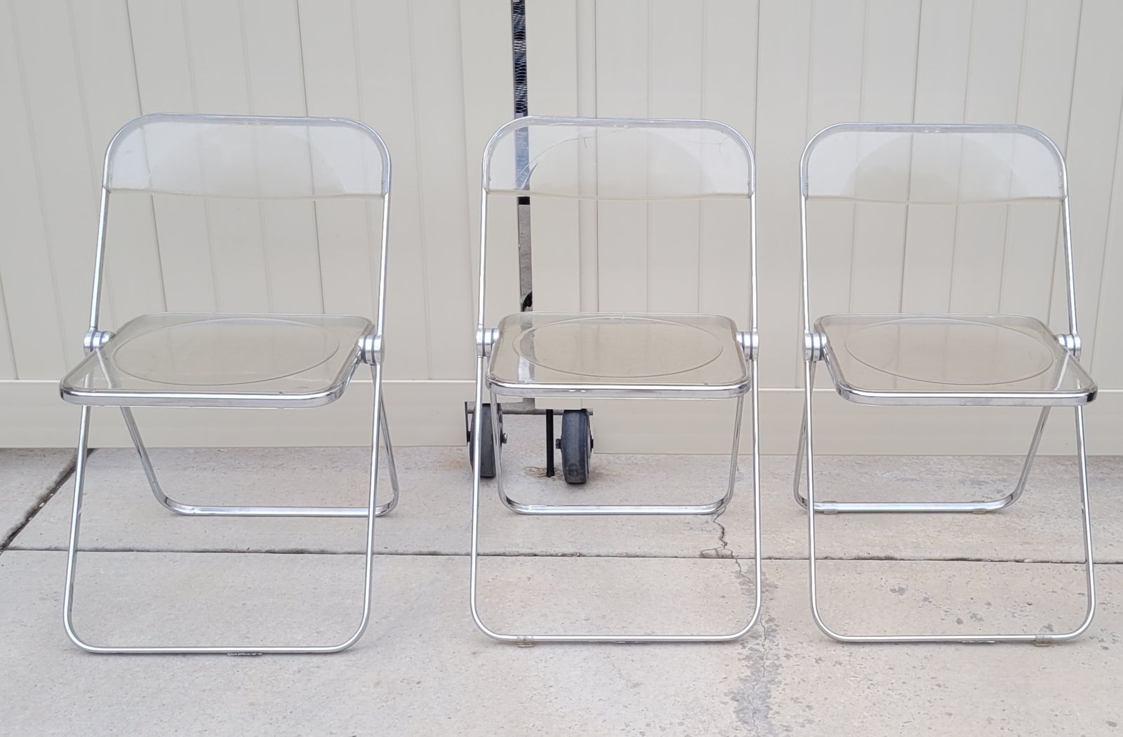 3 Folding chairs all for $50