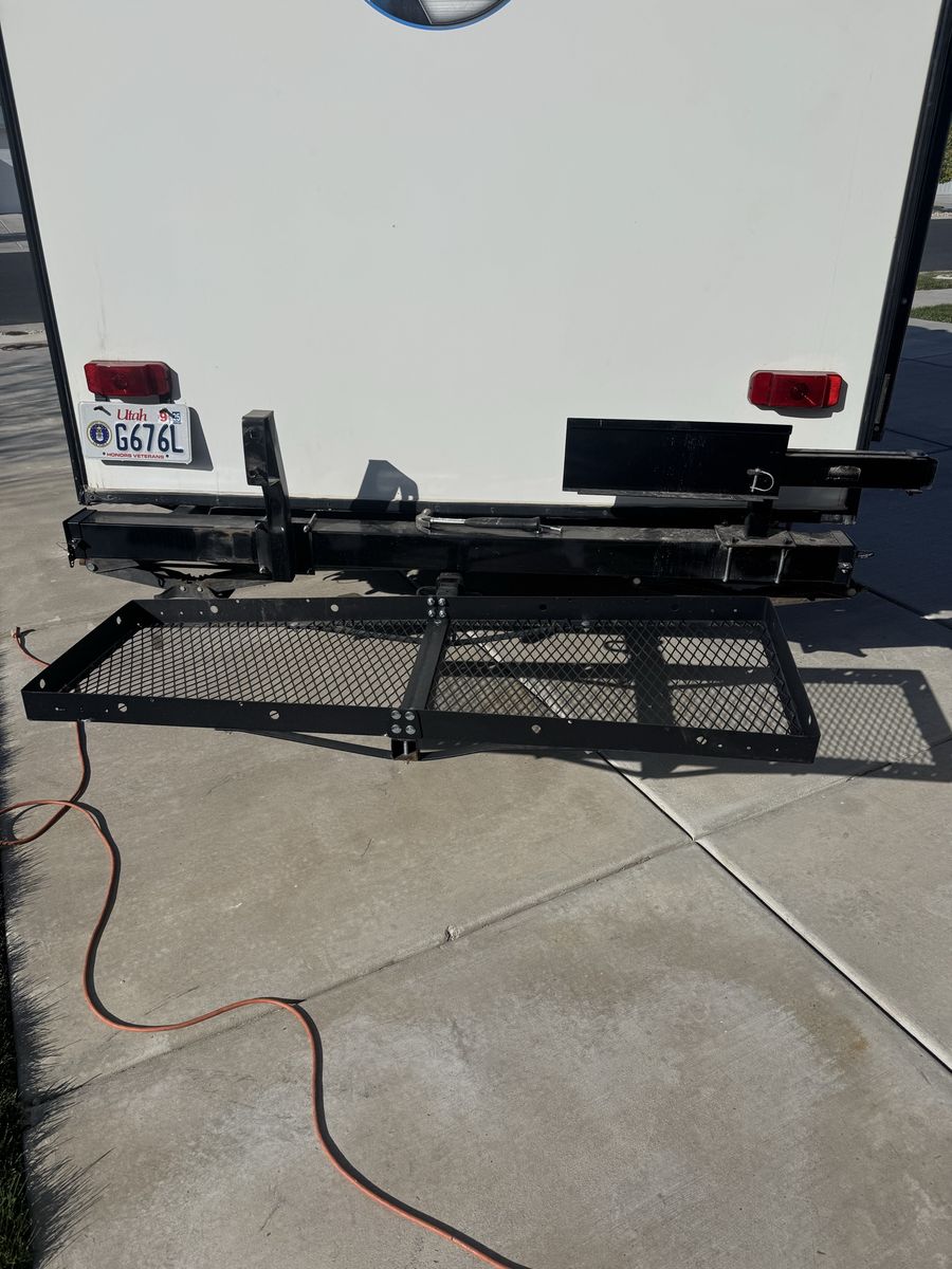 Folding 2" Hitch Mount Cargo Carrier